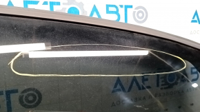 Дверь в сборе задняя левая Audi A4 B8 08-16 седан, графит LX7R, keyless, рассохшие уплотнители, затерто стекло, царапины на молдинге