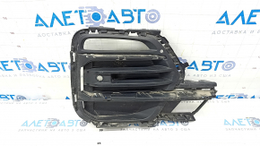 Решітка переднього бампера права BMW X5 G05 19-23 під парктронік та ПТФ, X-Line, надламана