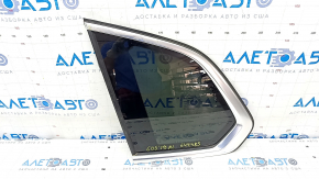 Форточка глухое стекло задняя левая BMW X5 G05 19-23 хром, царапина