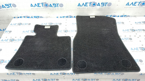 Комплект килимків салону BMW X5 G05 19-23 ганчірка чорна під 2 ряди, під чищення