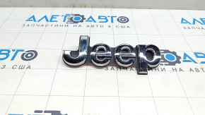 Емблема логотип JEEP двері багажника Jeep Cherokee KL 19-23 хром, подряпини