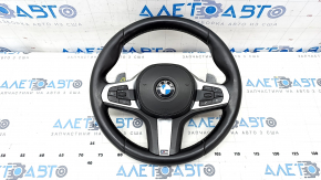 Кермо зі збору з AIRBAG BMW 5 G30 17-22 шкіра чорна без підігріву, M Sport, втрата, подряпини