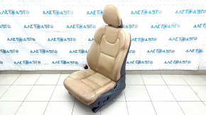 Водительское сидение Volvo XC90 16-17 с airbag, электрическое, кожа бежевая, под химчистку