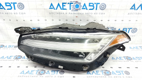 Фара передняя левая в сборе Volvo XC90 16-17 LED, под полировку, паутинка