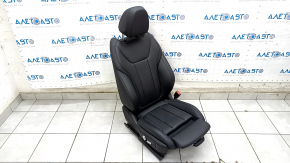 Пасажирське сидіння BMW X3 G01 18-21 з airbag, електро, підігрів, шкірозамінник чорне, надриви на спинці