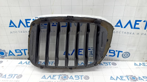 Решітка радіатора grill права BMW X3 G01 18-21 ніздря, хром обрамлення + сіра решітка, пісок, скол