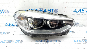 Фара передня права в зборі BMW X3 G01 X4 G02 18-21 галоген+LED, пісок, подряпина