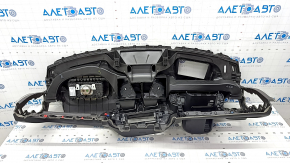 Торпедо передня панель AIRBAG BMW X3 G01 18-21 чорне, під проекцію