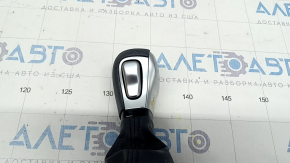 Ручка КПП Hyundai Sonata 15-19 чорна, гума, поріз