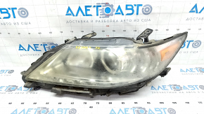 Фара передняя левая голая Lexus ES300h ES350 13-15 дорест галоген + LED DRL, под полировку