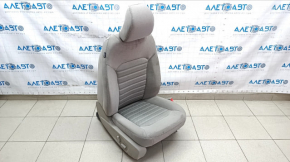 Пасажирське сидіння Ford Fusion mk5 17-20 без airbag, електро, ганчірка сіра, під хімчистку