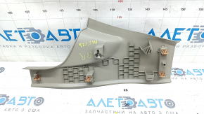 Накладка порога ззаду права Ford Fusion mk5 17-20 сіра, подряпини