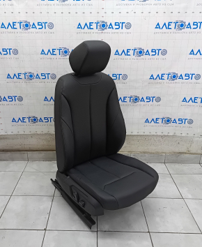 Пассажирское сидение BMW 3 F30 12-18 с airbag, электро, кожа черная, под чистку