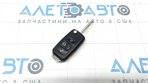 Ключ VW Passat 20-22 5 кнопок, раскладной, тычки, царапины