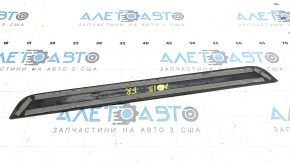 Накладка порога зовнішня передня права Audi A3 8V 15-18 4d, 5d, чорна, подряпини