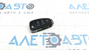 Ключ Audi A3 8V 15-20 smart 4 кнопки, потерт, отсутствует крышка