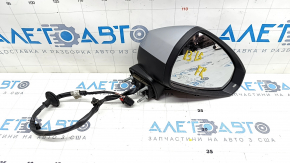 Зеркало боковое правое Audi A3 8V 15-20 4d, 5d 6 пинов, поворотник, подогрев, серебро