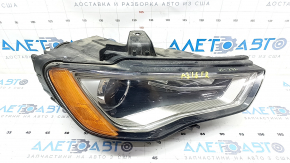 Фара передня права в зборі Audi A3 8V 15-16 xenon hid, з нижнім кріпленням, пісок