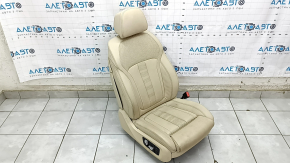 Пассажирское сидение BMW X7 G07 19-22 без airbag, электрическое, подогрев, память, кожа, Canberra-beige, Komfort, топляк, нерабочая электрика, надорвано, под химчистку, отсутствует привод салазок, над