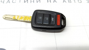 Ключ Honda HR-V 16-22 4 кнопки, царапины, потерт