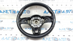 Руль голый Mercedes W167 GLE 350 450 20-23 кожа черная с подогревом, тычки, царапины, под чистку