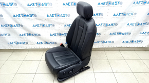 Водительское сидение Audi A4 B9 17-19 с airbag, электро, подогрев, кожа, черное