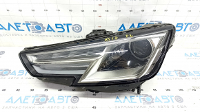 Фара передня ліва в зборі Audi A4 B9 17-19 ксенон+LED, пісок