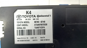 Communication phone transceiver control module Toyota Rav4 19-