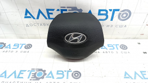 Подушка безпеки airbag у кермо водійська Hyundai Elantra AD 19-20 чорна, іржавий піропатрон