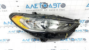 Фара передня права в зборі Ford Fusion mk5 17-20 галоген, з DRL, подряпини