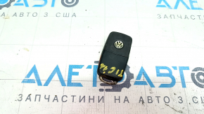 Ключ VW Tiguan 12-17 4 кнопки, розкладний, затертий