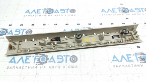 Накладка порога передня ліва Lincoln MKC 15- бежева з підсвічуванням, потерта, подряпини