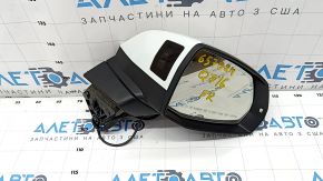 Дзеркало бічне праве Audi Q7 16-19 15+4 пінів, підігрів, автозатемнення, автоскладання, поворотник, камера, BSM, біле, подряпини