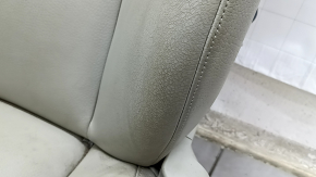 Водійське сидіння Volvo XC90 16-17 без airbag, електричне, сіра шкіра, тріщини на шкірі, потерто, під чистку