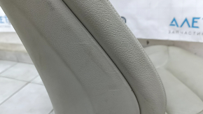 Водительское сидение Volvo XC90 16-17 без airbag, электрическое, кожа серая, трещины на коже, потерто, под чистку