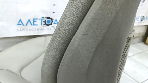 Пасажирське сидіння Volvo XC90 16-17 без airbag, електричне, сіра шкіра, тріщини на шкірі, потерто, подряпини, під чистку