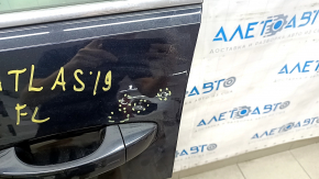 Двері в зборі передня ліва VW Atlas 18- чорний LC9X, keyless, R-line, здувся хром, тички