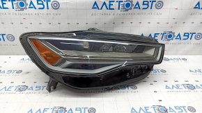 Фара передня права в зборі Audi A6 C7 16-18 рест LED, пісок, сколи