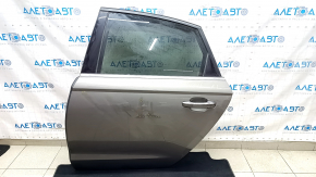 Двері в зборі задні ліві Audi A6 C7 12-18 keyless, графіт LY1P, подряпини