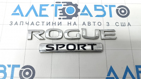 Эмблема Rogue Sport двери багажника Nissan Rogue Sport 17-19 полез хром