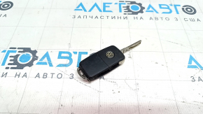 Ключ VW Passat b8 16-19 USA 4 кнопки, раскладной, потерт