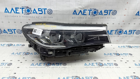 Фара передня права у зборі BMW 7 G11 G12 16-19 LED, пісок, подряпини, відколи.