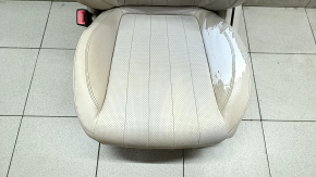 Сидіння водія Mercedes W213 E 17-23 без airbag, електричне, підігрів, пам'ять, шкіра, бежеве, потерта шкіра, під чистку