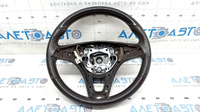 Кермо голе Mercedes W213 E 300/400/43/63 17-18 під пелюстки з підігрівом, шкіра коричнева, потерт, подряпини