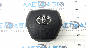 Подушка безопасности airbag в руль водительская Toyota Camry v70 18-24 черная, ржавый пиропатрон