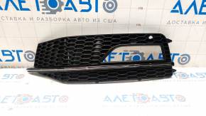 Решітка переднього бампера ліва Audi A4 B8 13-16 рест S line