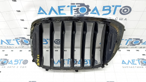 Решітка радіатора grill права BMW X3 G01 18-21 ніздря, хром обрамлення + сіра решітка