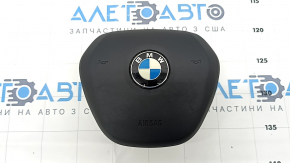 Подушка безпеки airbag в кермо водійська BMW X3 G01 18- чорна тип 1, подряпини, іржавий піропатрон