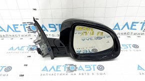 Дзеркало бічне праве BMW X3 G01 18-22 5 пінів, поворотник, BSM, чорне