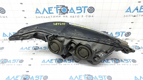 Фара передняя левая в сборе Ford Fusion mk5 17-20 галоген, с DRL, песок, царапины